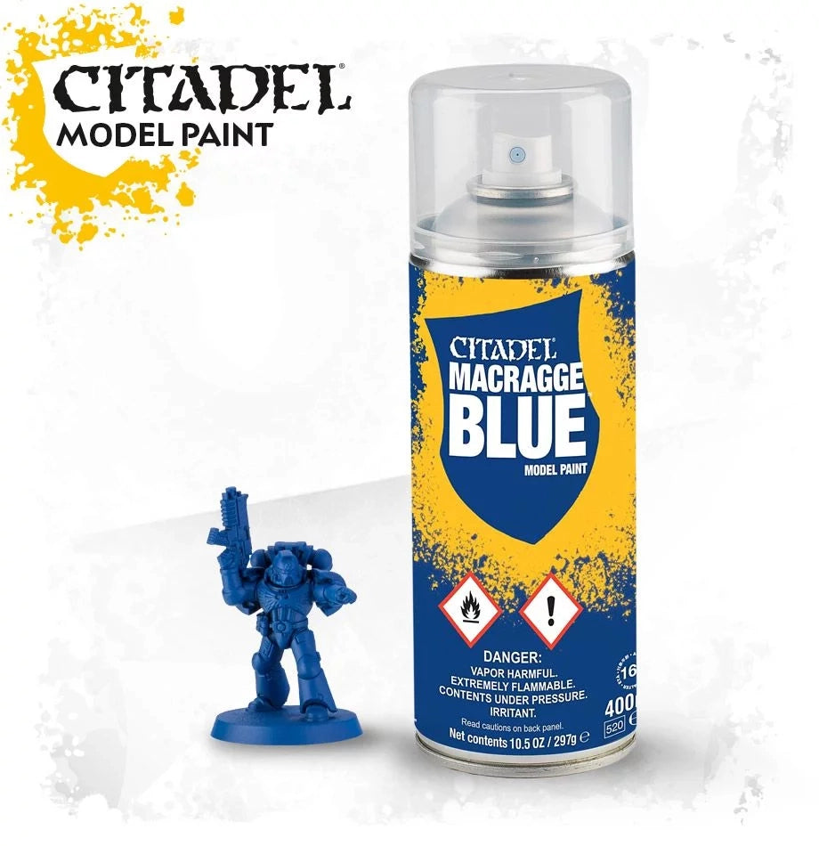 GW 62-16 Citadel Spray Paint: Macragge Blue - Hobbytech Toys
