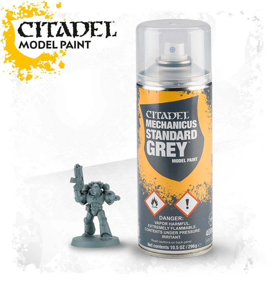 GW 62-26 Citadel Spray Paint: Mechanicus Grey - Hobbytech Toys