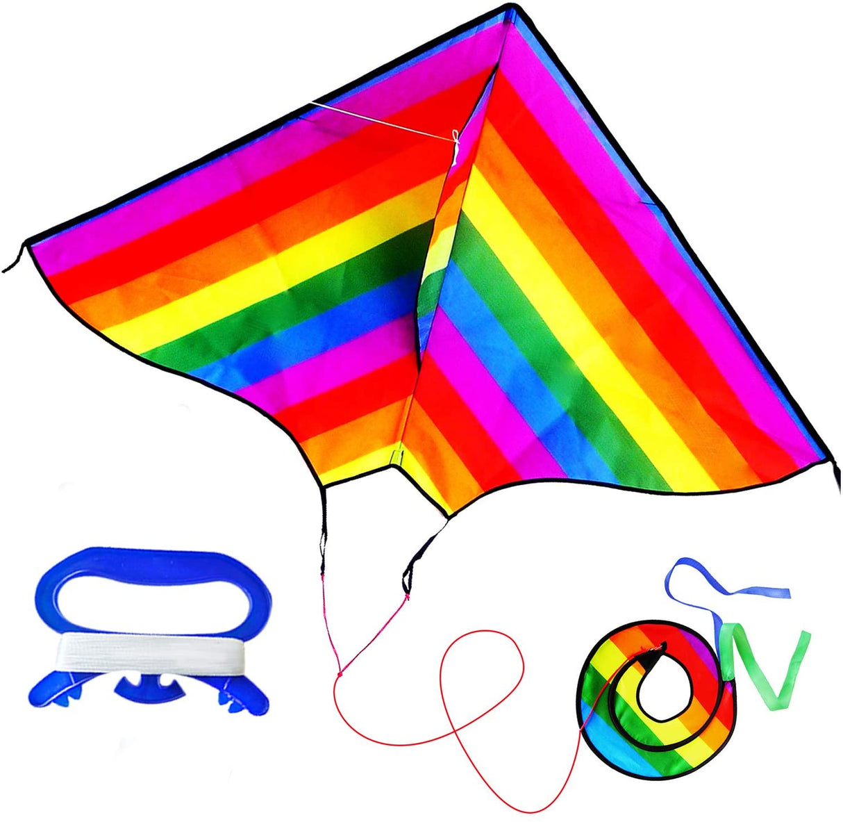 Hengda Rainbow Delta 150Cm Kite (No.4) - Hobbytech Toys