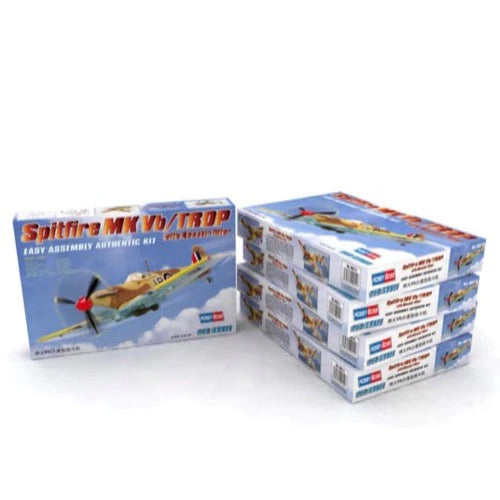 HobbyBoss 1/72 Spitfire MK.Vb TROP Plastic Model Kit [80214] - Hobbytech Toys