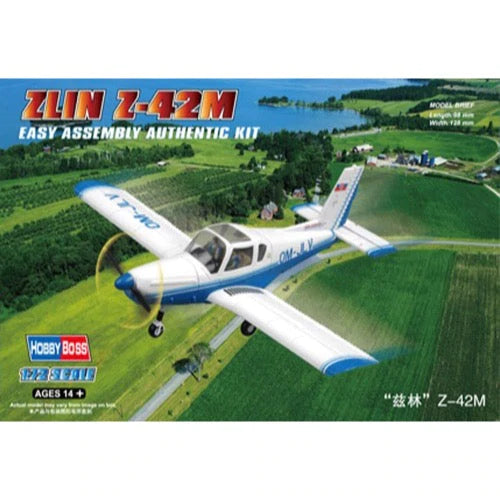 HobbyBoss 1/72 ZLIN Z-42M Plastic Model Kit [80231] - Hobbytech Toys