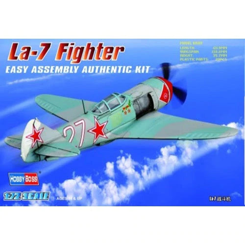 HobbyBoss 1/72 La-7 Fighter Plastic Model Kit [80236] - Hobbytech Toys