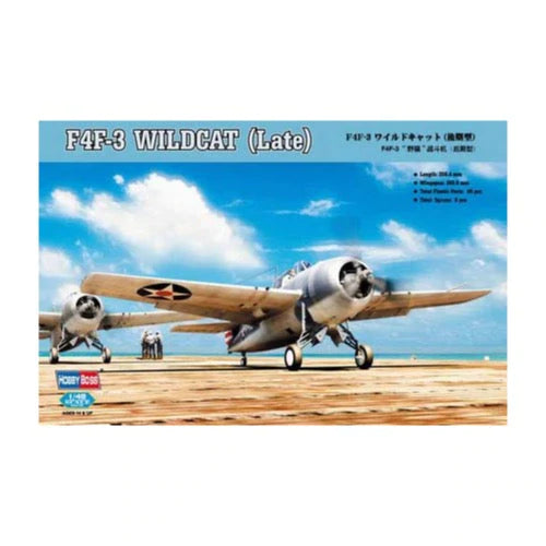 HobbyBoss 1/48 F4F-3 Wildcat Late Version Plastic Model Kit [80327] - Hobbytech Toys