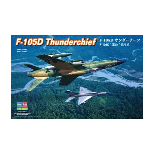 HobbyBoss 1/48 F-105D Thunderchief Plastic Model Kit [80332] - Hobbytech Toys