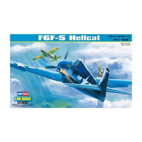 HobbyBoss 1/48 F6F-5 Hellcat Plastic Model Kit [80339] - Hobbytech Toys