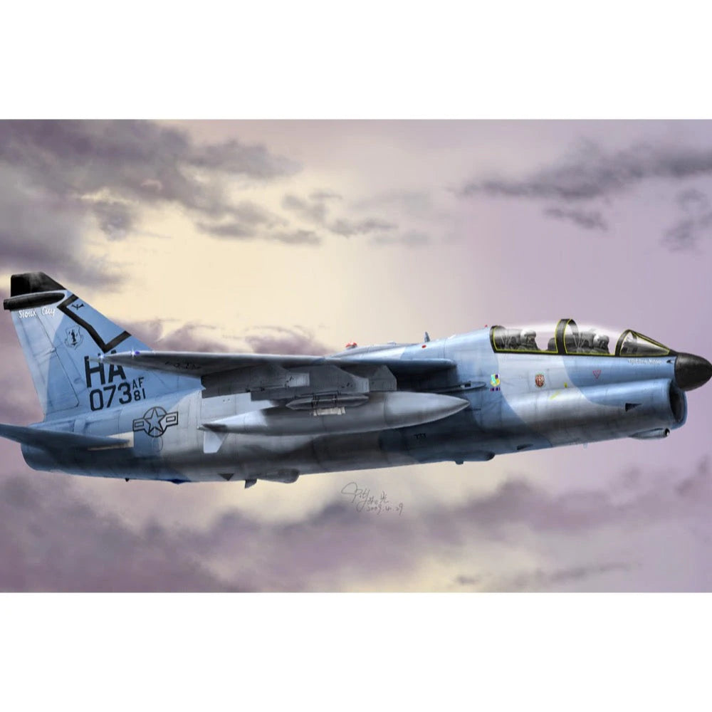 HobbyBoss 1/48 A-7K Corsair II Plastic Model Kit [80347] - Hobbytech Toys