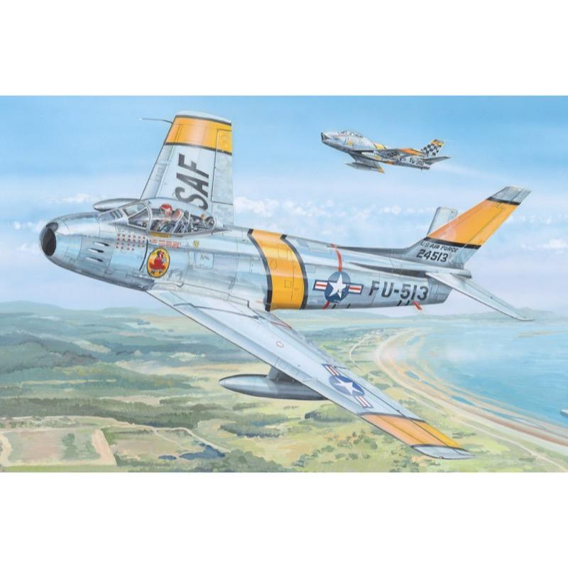 HobbyBoss 1/18 F-86F-30 Sabre Plastic Model Kit [81808] - Hobbytech Toys