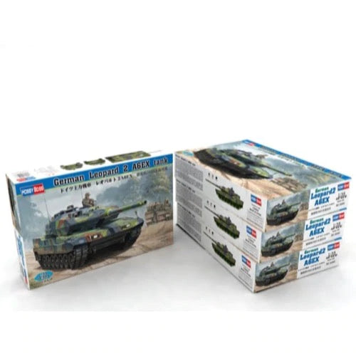 HobbyBoss 1/35 German Leopard 2 A6EX tank Plastic Model Kit [82403] - Hobbytech Toys