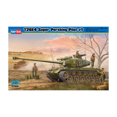 HobbyBoss 1/35 T26E4 Super Pershing, Pilot #1 Plastic Model Kit [82426] - Hobbytech Toys