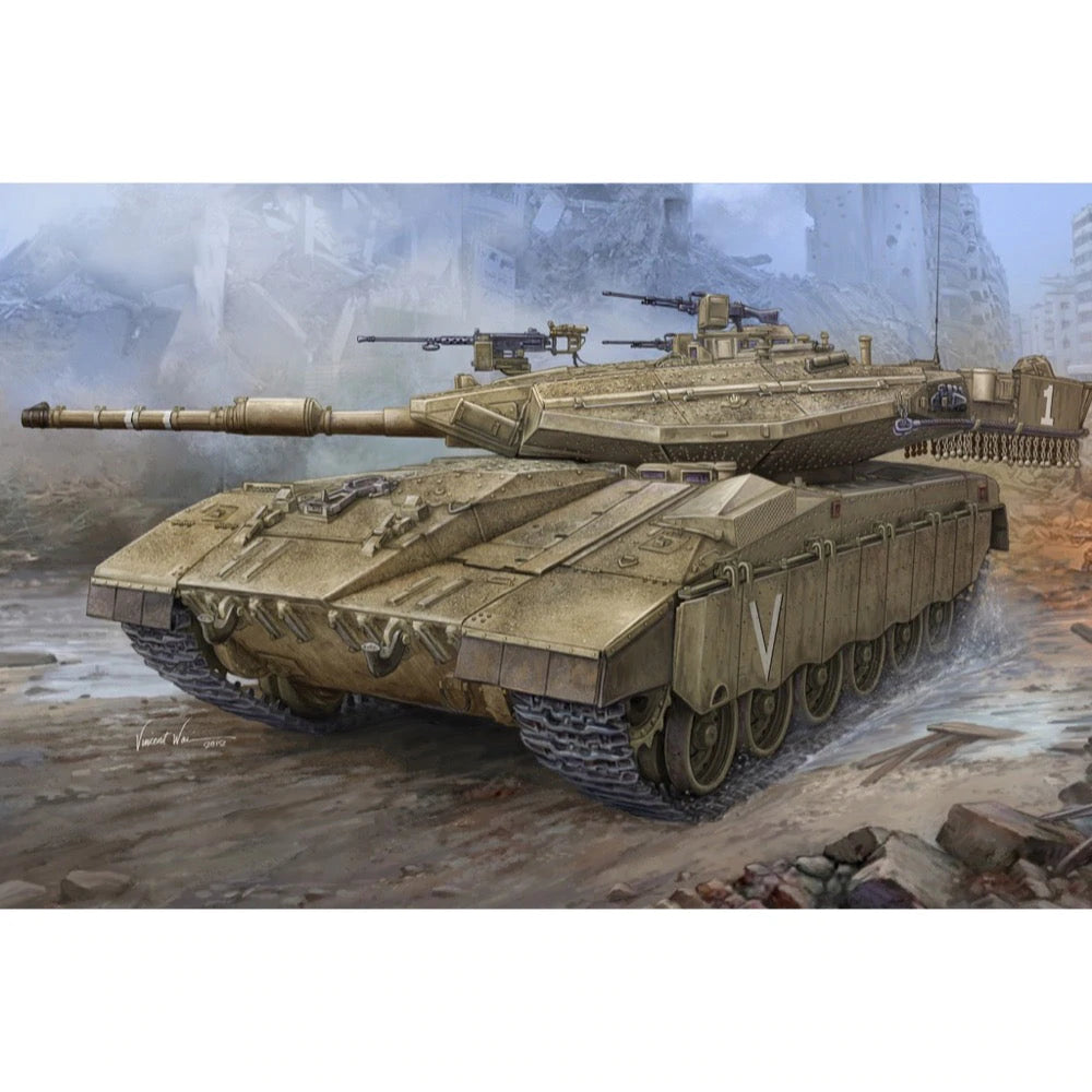 HobbyBoss 1/35 IDF Merkava Mk.IIID(LIC) Plastic Model Kit [82476] - Hobbytech Toys