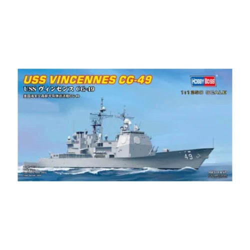 HobbyBoss 1/1250 VINCENNES CG-49 Plastic Model Kit [82502] - Hobbytech Toys