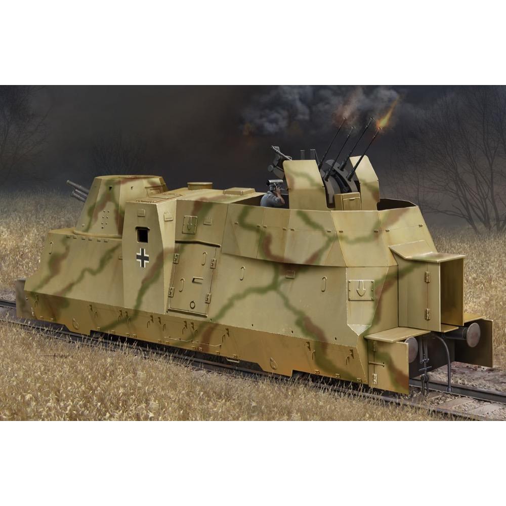 HobbyBoss 1/72 German Kanonen und Flakwagen of BP42 Plastic Model Kit [82925] - Hobbytech Toys