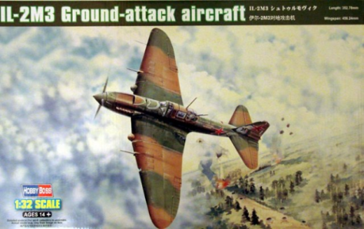 HobbyBoss 1/32 IL-2M3 Ground attack aircraft Plastic Model Kit [83204] - Hobbytech Toys