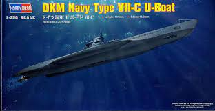 HobbyBoss 1/350 DKM Navy Type VII-C U-Boat Plastic Model Kit [83505] - Hobbytech Toys