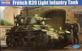 HobbyBoss 1/35 French R39 Light Infantry Tank Plastic Model Kit [83893] - Hobbytech Toys