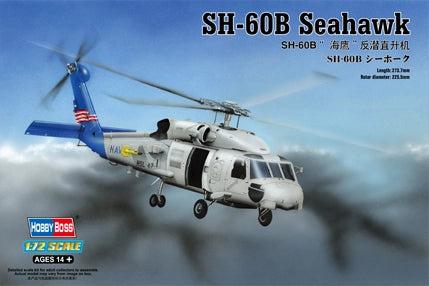 HobbyBoss 1/72 SH-60B Seahawk Plastic Model Kit [87231] - Hobbytech Toys