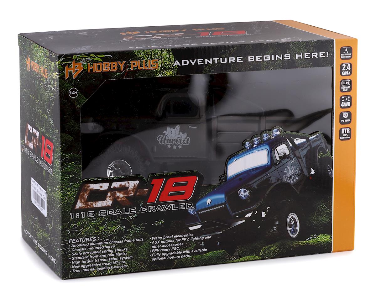 Hobby Plus 240107 1/18 Harvest RTR Scale Crawler (Blue) - Hobbytech Toys