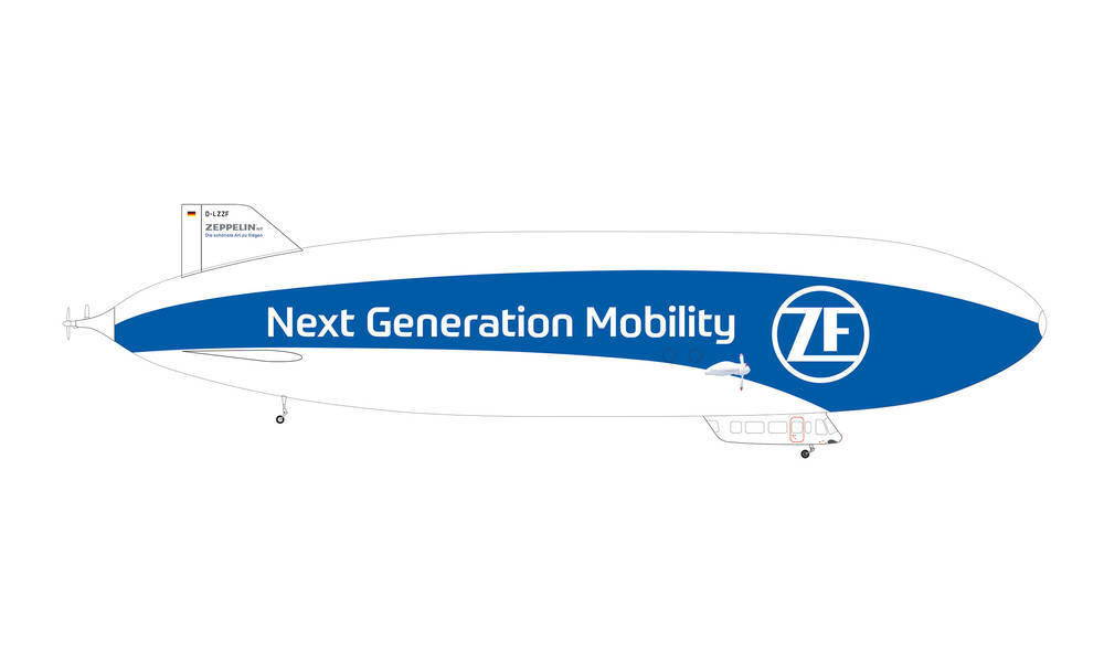 Herpa 1/200 Zeppelin Reederei Zeppelin NT ZF - Next Generation Mobility Herpa DIE-CAST MODELS
