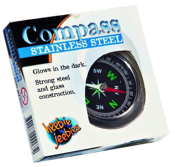 Heebie Jeebies Stainless Steel Compass Heebie Jeebies TOY SECTION