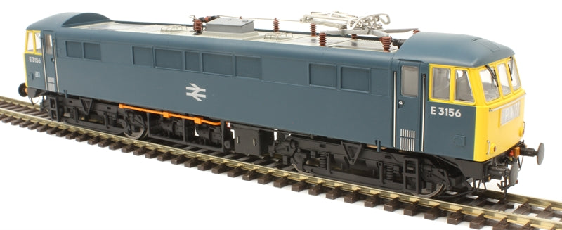 Heljan OO BR Rail Blue E3156 With Double Arrow Logo And Full Yellow Ends 21-Pin DCC Ready - Hobbytech Toys