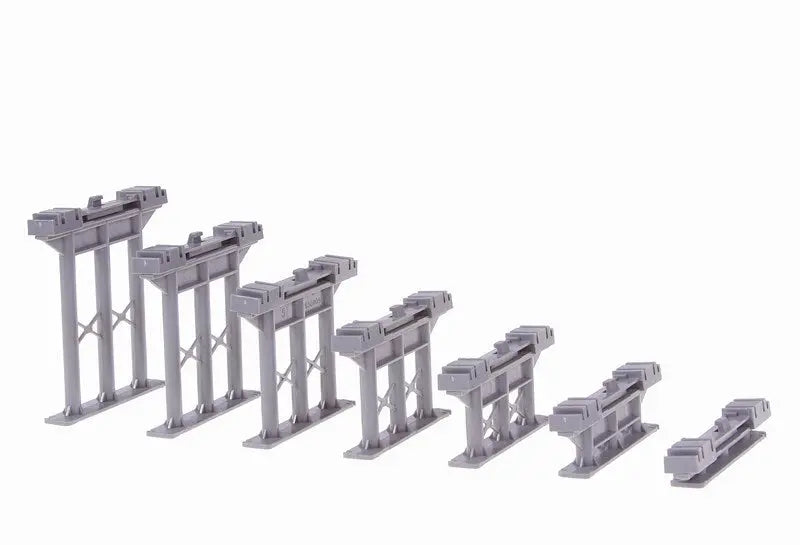 Hornby R658 OO Scale Inclined Piers (7pcs) Hornby TRAINS - HO/OO SCALE