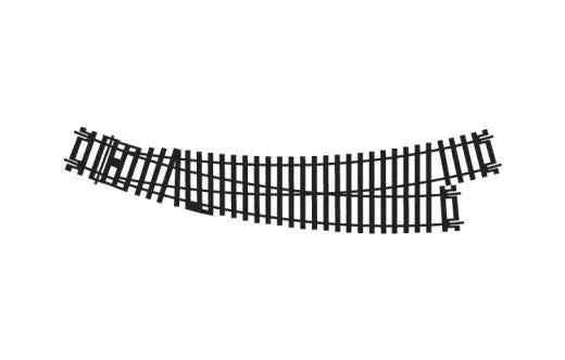 Hornby R8074 OO Scale Curved Left Hand Point Hornby TRAINS - HO/OO SCALE