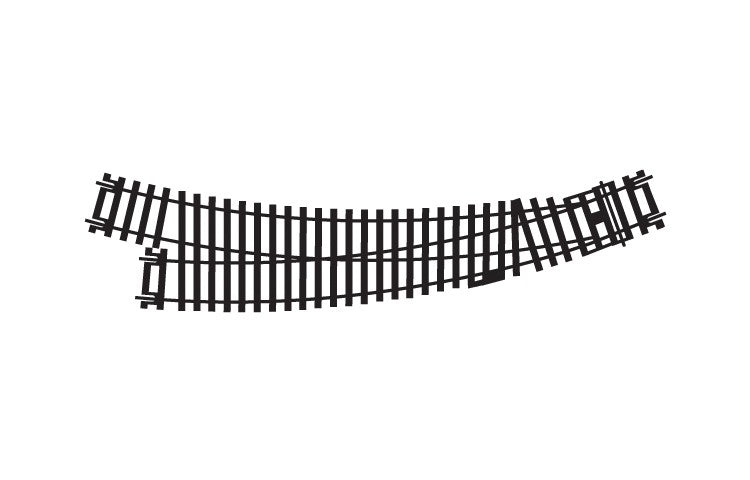 Hornby R8075 OO Scale Curved Right Hand Point Hornby TRAINS - HO/OO SCALE