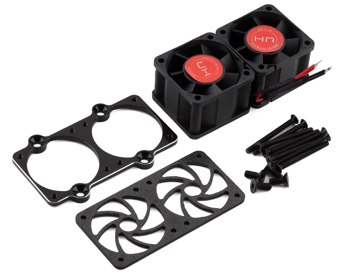 Hot Racing Kraton/Outcast 8S Twin 40mm Twister Motor Cooling Fan Kit (11.1V) Hot Racing RC CARS - PARTS