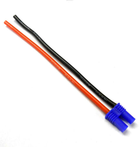 Hobbytech EC2 Male Plug With 100mm 16awg Lead (1pc) - Hobbytech Toys