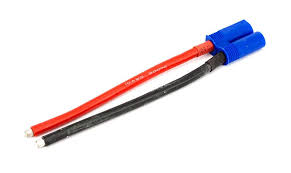Hobbytech EC5 Male Plug With 100mm 12awg Lead (1pc) - Hobbytech Toys