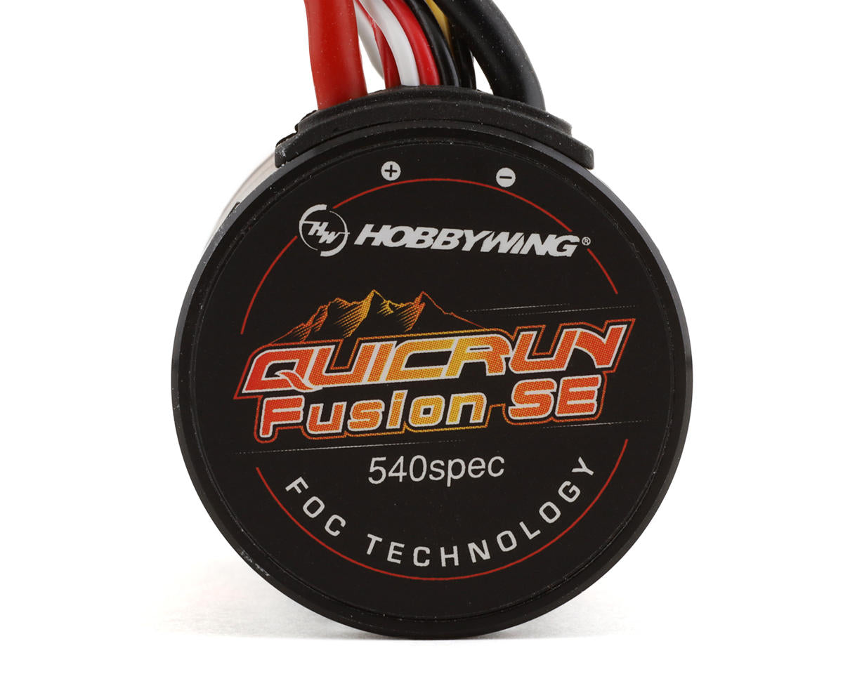 Hobbywing QuicRun Fusion SE FOC 2-in-1 Crawler Brushless ESC & Motor System (1800Kv) (540 Spec) - Hobbytech Toys