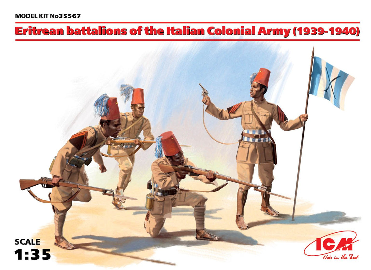 ICM 1/35 Eritrean battalions (1939-40) (4) ICM PLASTIC MODELS