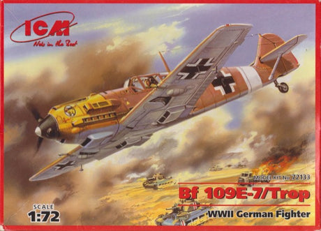 ICM 1/72 Messerschmitt Bf 109E-7/Trop ICM PLASTIC MODELS