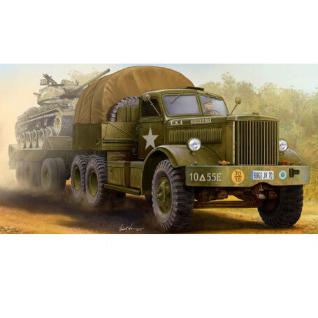 I Love Kit 1/35 M19 Tank Transporter with Hard Top Cab Plastic Model Kit [63501] - Hobbytech Toys