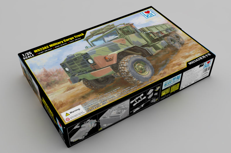 I Love Kit 1/35 M923A2 Military Cargo Truck Plastic Model Kit [63514] - Hobbytech Toys