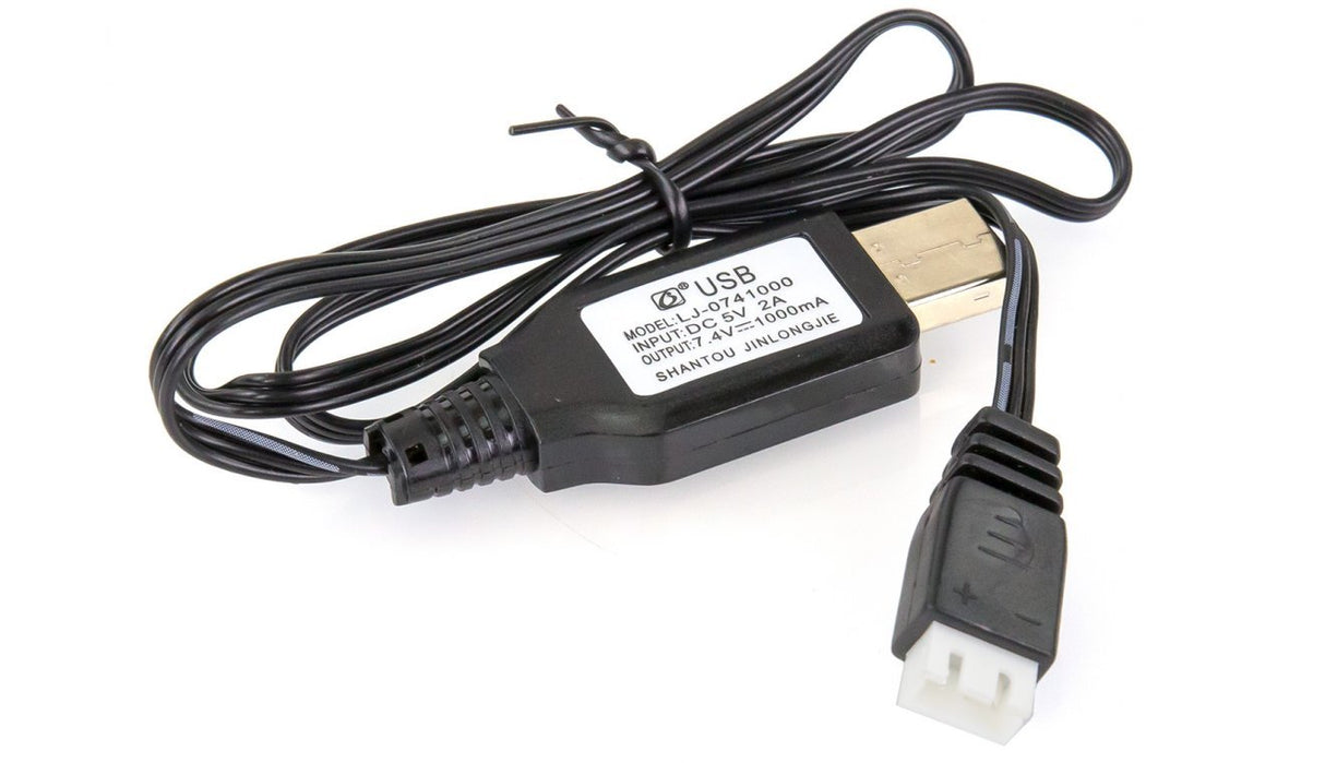Compact Innova 30-DJ04 USB Charger for RC cars with flexible cord and plug for convenient power supply.