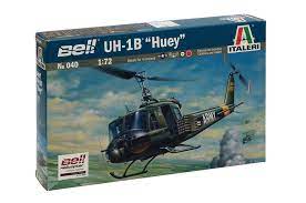 Italeri 0040S 1/72 Uh-1B Huey Aust.Decals Plastic Model Kit - Hobbytech Toys