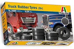 Italeri 1/24 Truck Tyres Rubber 8 Italeri PLASTIC MODELS