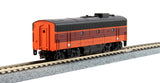 Kato N EMD FP7A-F7B Set - DCC - Milwaukee Road #95A, 95B (orange, maroon) - Hobbytech Toys
