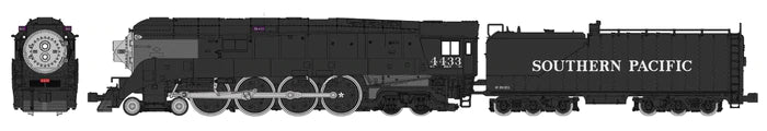 Kato 1260308 N SP Class GS-4 4-8-4 - Standard DC - Southern Pacific 4433 (Postwar black) - Hobbytech Toys
