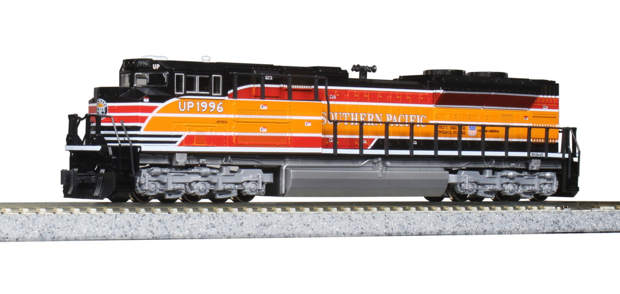 Kato N EMD SD70ACe - Standard DC - Union Pacific #1996 (Southern Pacific Heritage Scheme, black, orange, red) - Hobbytech Toys