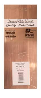 KS 277 Sheet Copper 0.16 X 4 X 10in (1) - Hobbytech Toys