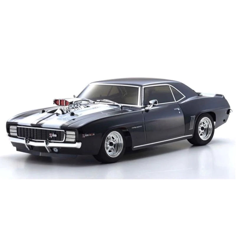 Kyosho 34493T1 1/10 EP 4WD Fazer Mk2 1969 Chevy® Camaro® Z/28 RS Supercharged VE Tuxedo Black - Hobbytech Toys