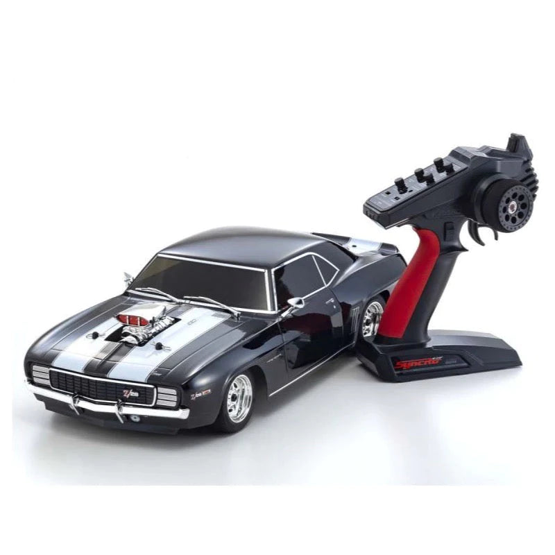 Kyosho 34493T1 1/10 EP 4WD Fazer Mk2 1969 Chevy® Camaro® Z/28 RS Supercharged VE Tuxedo Black - Hobbytech Toys