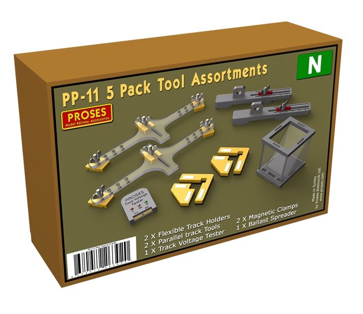 Proses PPP-11 5 Pack Tool Assortments for N - Hobbytech Toys