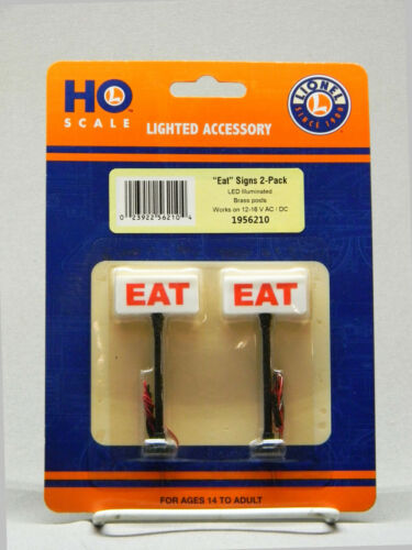 Lionel HO EAT Lighted Sign 2-Pack - Hobbytech Toys