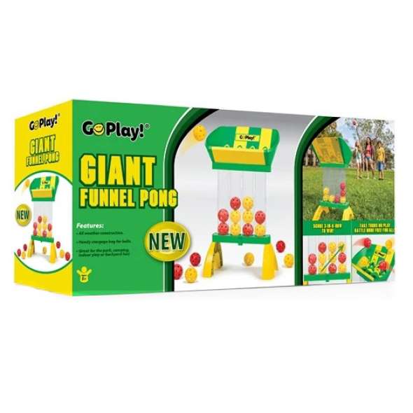 Go Play Giant Funnel Pong Outdoor Game - Hobbytech Toys
