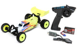 Losi Mini-B 1/16 2wd Buggy RTR, Yellow - Compact high-performance remote-controlled buggy with sleek yellow body and advanced features for indoor and outdoor play.