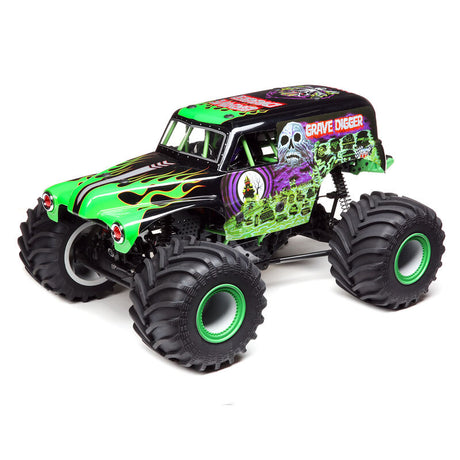 Losi 04021T1 LMT Grave Digger Solid Axle Monster Truck, RTR Losi RC CARS