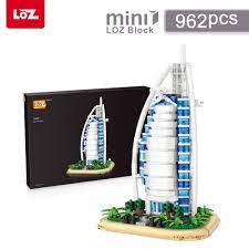 LOZ 1029 Creative Burj AI Arab Kit - Hobbytech Toys